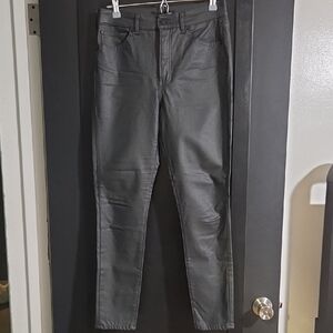 Express Silver Coated Skinny Jeans